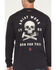 Image #4 - Ariat Men's FR Air Skull Long Sleeve Graphic Work Shirt, Black, hi-res