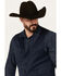 Image #2 - Cody James Men's Nashville Paisley Print Vest, Navy, hi-res