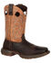 Rebel by Durango Men's Waterproof Steel Toe Western Work Boots, Brown, hi-res