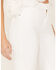 Sneak Peek Women's High Rise Slim Straight Jeans, White, hi-res