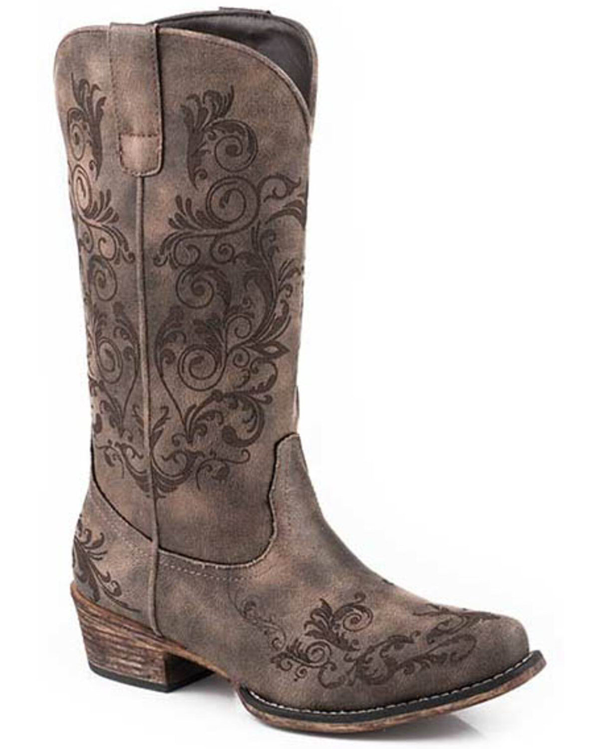 Product Name:  Roper Women's Rickrack Western Performance Boots - Snip Toe