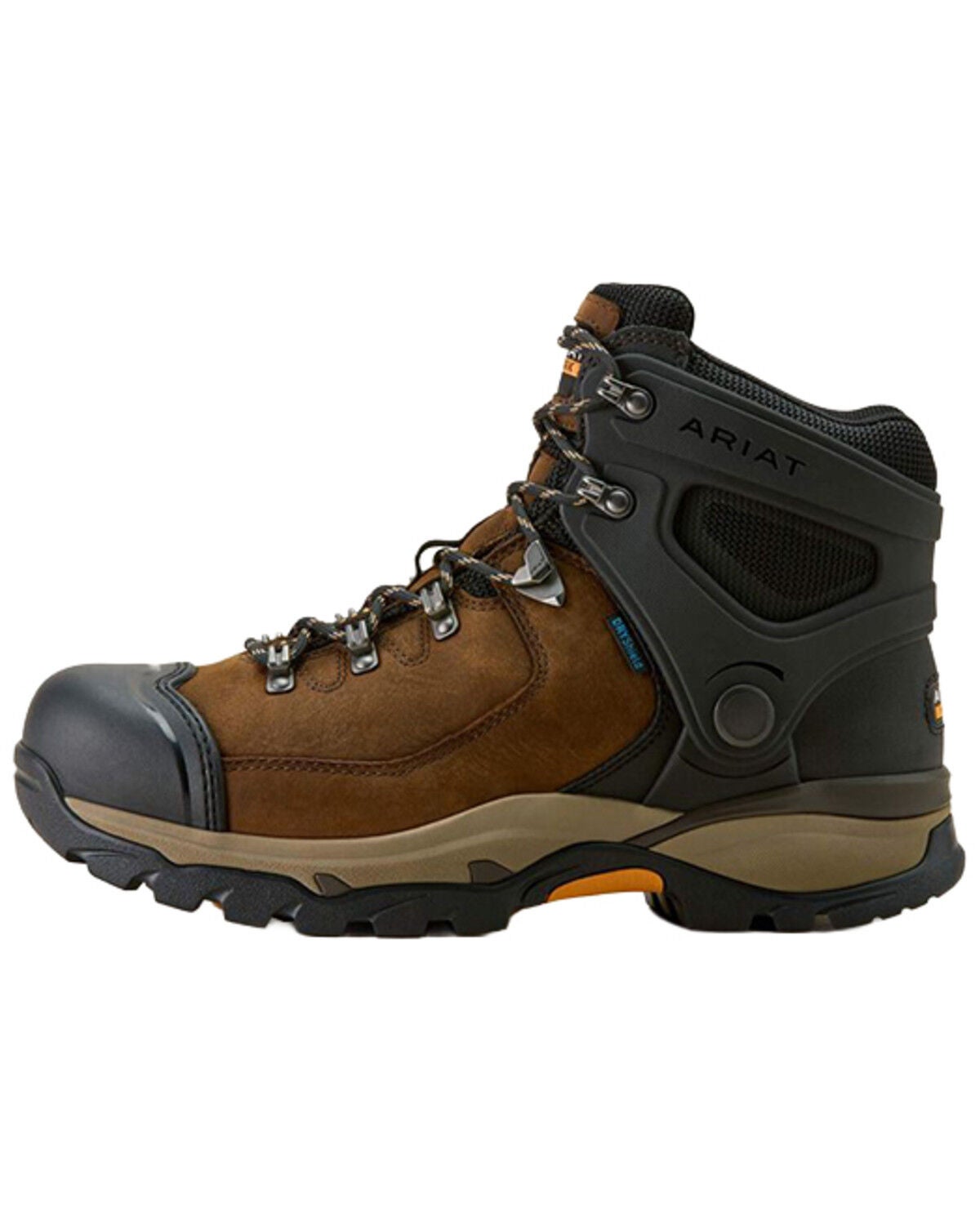Image #2 - Ariat Men's Endeavor 6" Waterproof Work Boots - Soft Toe, Brown, hi-res