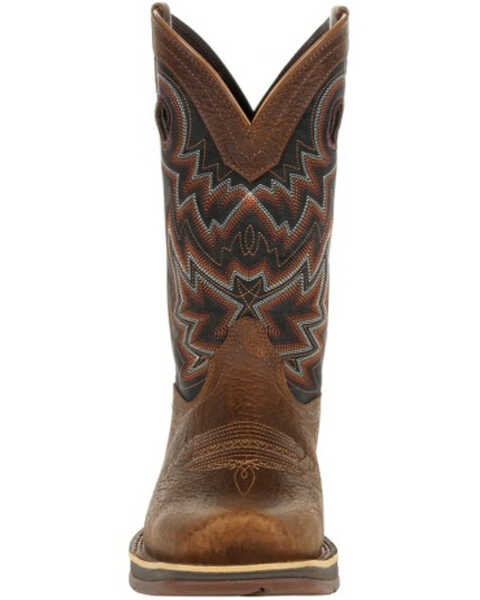 Image #5 - Durango Men's Rebel Chocolate Western Boots - Square Toe, , hi-res