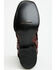 Image #7 - Cody James Men's Exotic Pirarucu Western Boots - Broad Square Toe, Black Cherry, hi-res