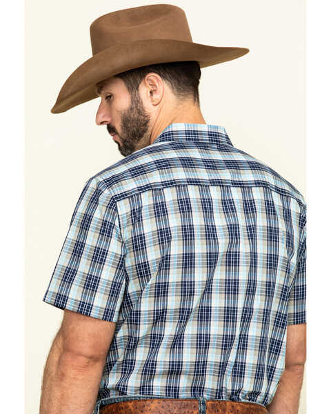 Image #5 - Gibson Men's Honky Tonk Plaid Short Sleeve Western Shirt , , hi-res