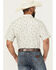 Image #4 - Gibson Trading Co Men's Groovy Floral Print Short Sleeve Button-Down Western Shirt - Big, Ivory, hi-res