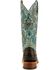 Image #4 - Ferrini Women's Caiman Tail Print Western Boots, Black, hi-res