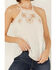 Image #3 - Shyanne Women's Embellished Halter Tank, Cream, hi-res