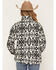 Image #4 - Hooey Women's Southwestern Print 1/4 Zip Fleece Jacket, White, hi-res