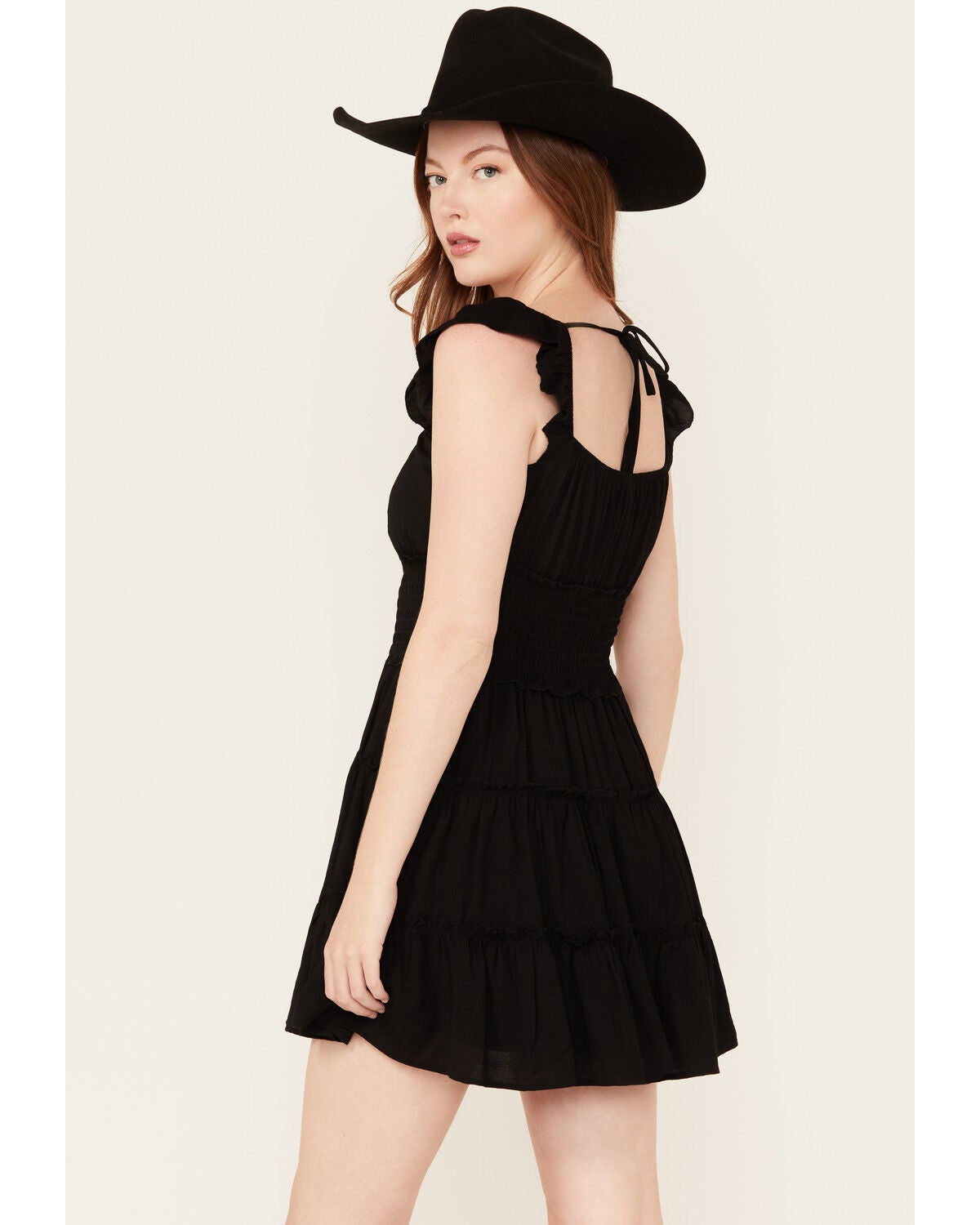 trixxi black dress Trixie Dress / Black Swiss Dot Black Swiss Dot / L main image 0