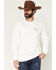 Image #2 - Wrangler X Coors Banquet Men's Logo Crewneck Sweatshirt, Off White, hi-res
