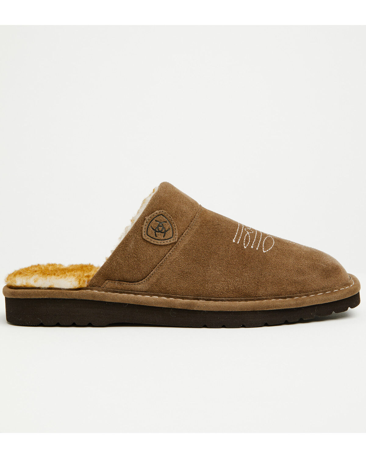 Image #2 - Ariat Men's Silversmith Slippers, Stone, hi-res