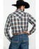 Image #2 - Roper Men's West Made Desert Dobby Plaid Long Sleeve Western Shirt , Multi, hi-res