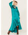 Flying Tomato Women's Wrap Maxi Dress, Jade, hi-res