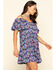 Image #3 - Red Label by Panhandle Women's Cold Shoulder Mini Dress, Navy, hi-res