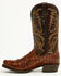Image #3 - Dan Post Men's Marco Exotic Full Quill Ostrich Tall Western Boots - Square Toe, Brass, hi-res