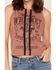 Image #3 - Blended Women's Whiskey Chain Front Tank, Red, hi-res