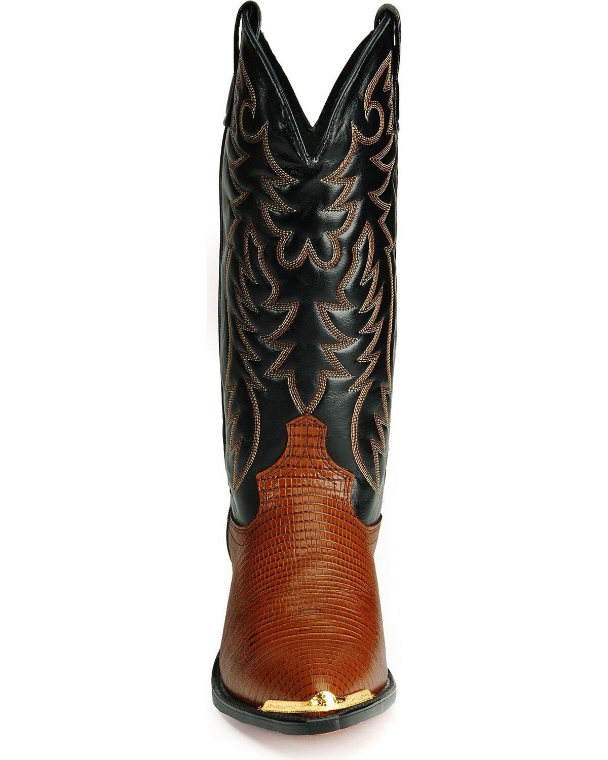 Image #4 - Laredo Men's Lizard Print Western Boots - Snip Toe, , hi-res