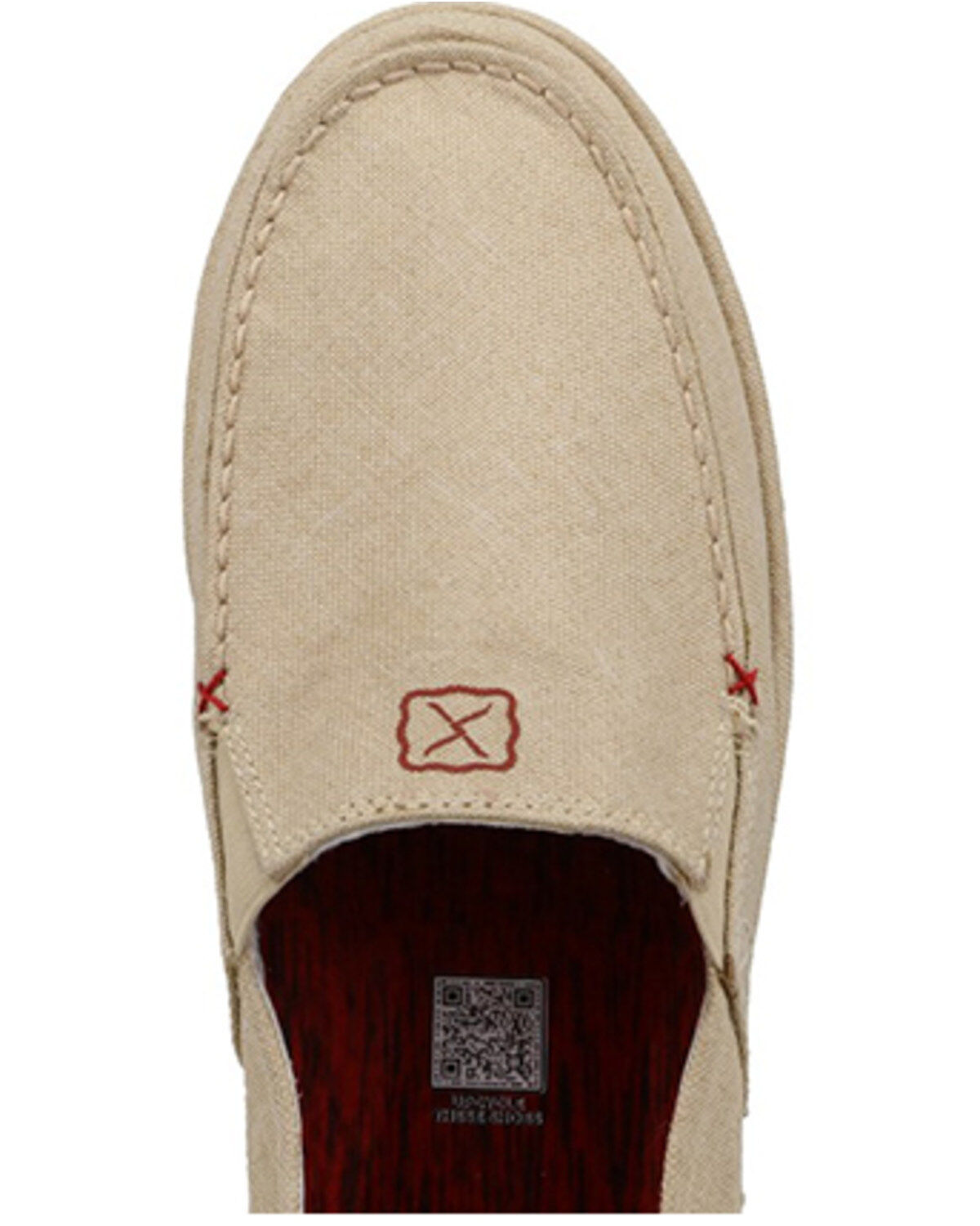 Image #4 - Twisted X Men's Circular Project™ Slip-On Shoes - Moc Toe, Cream, hi-res