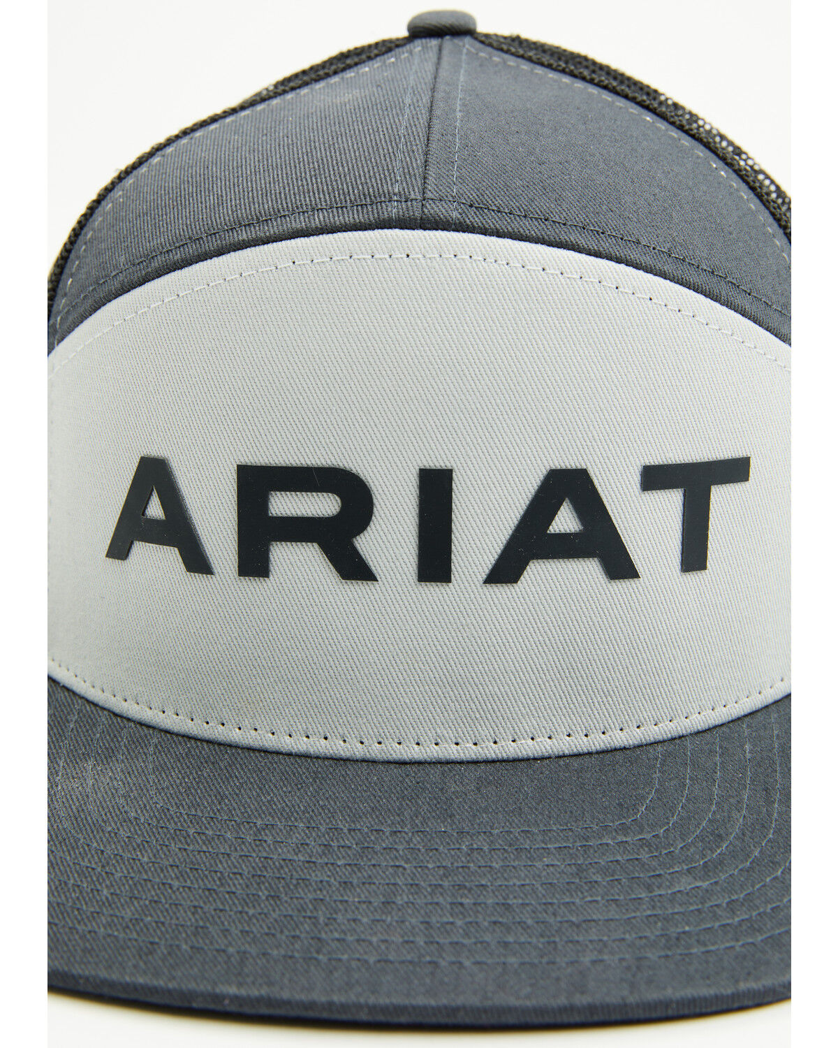 Image #2 - Ariat Men's Rubber Name Ball Cap, White, hi-res