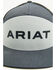 Image #2 - Ariat Men's Rubber Name Ball Cap, White, hi-res