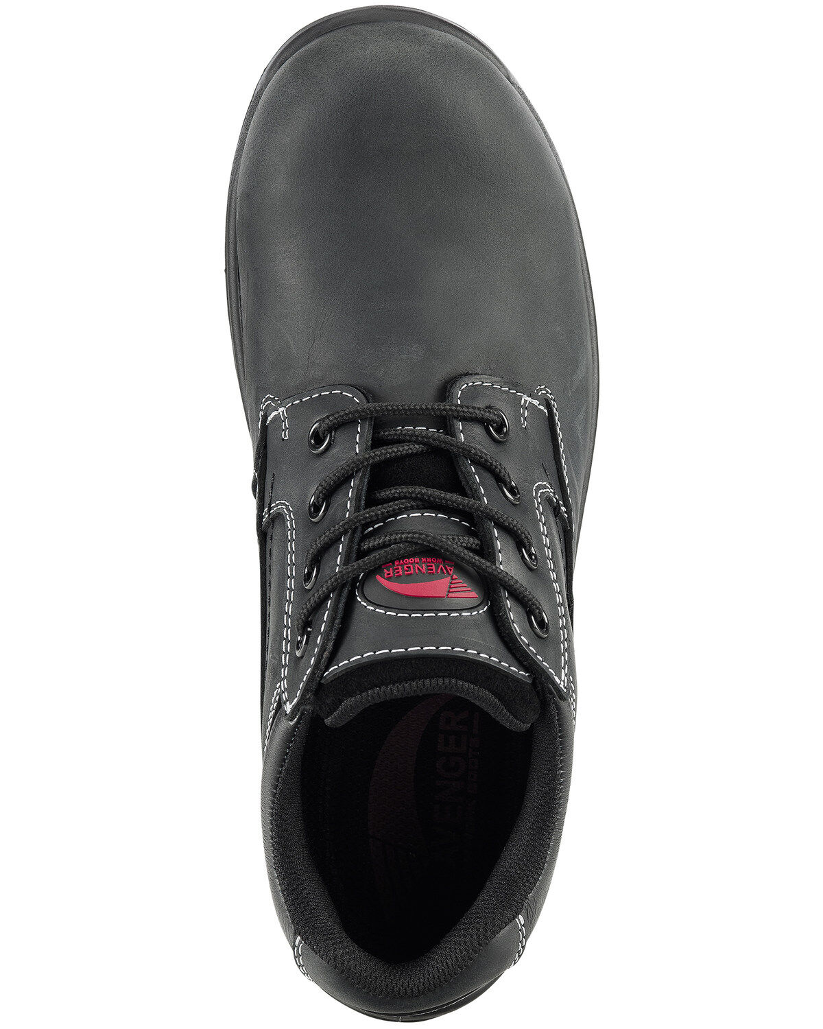 Image #6 - Avenger Men's Foreman Waterproof Work Shoes - Composite Toe, Black, hi-res