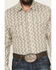 Image #3 - Wrangler Retro Men's Southwestern Print Long Sleeve Snap Western Shirt, Cream, hi-res