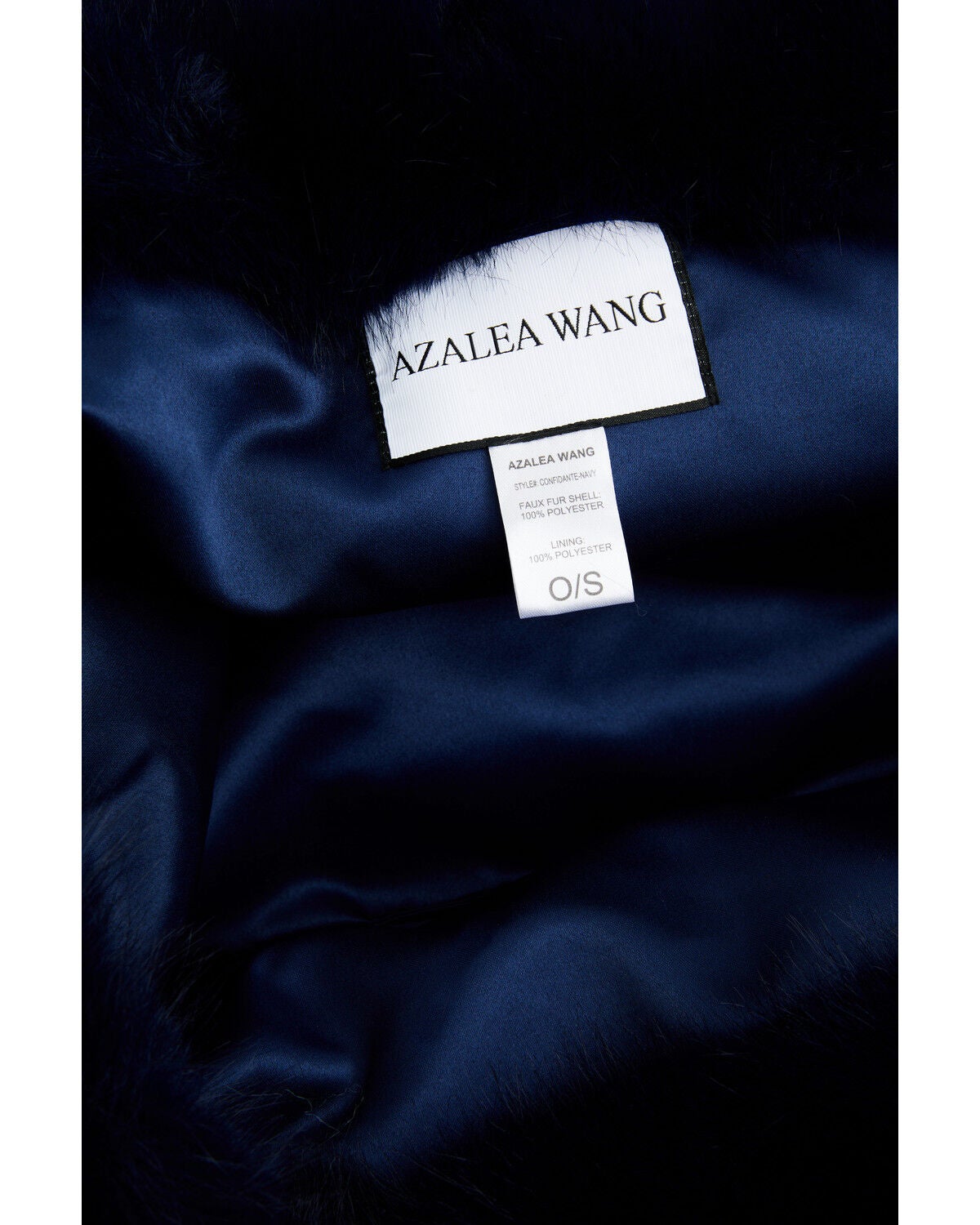 Image #4 - Azalea Wang Women's Confidante Faux Fur Bag, Navy, hi-res