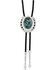 Montana Silversmiths The Pioneer's Turquoise Bolo Tie, Silver, hi-res