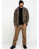 Image #6 - Hawx Men's Olive Mission Plaid Hooded Long Sleeve Work Shirt Jacket, , hi-res