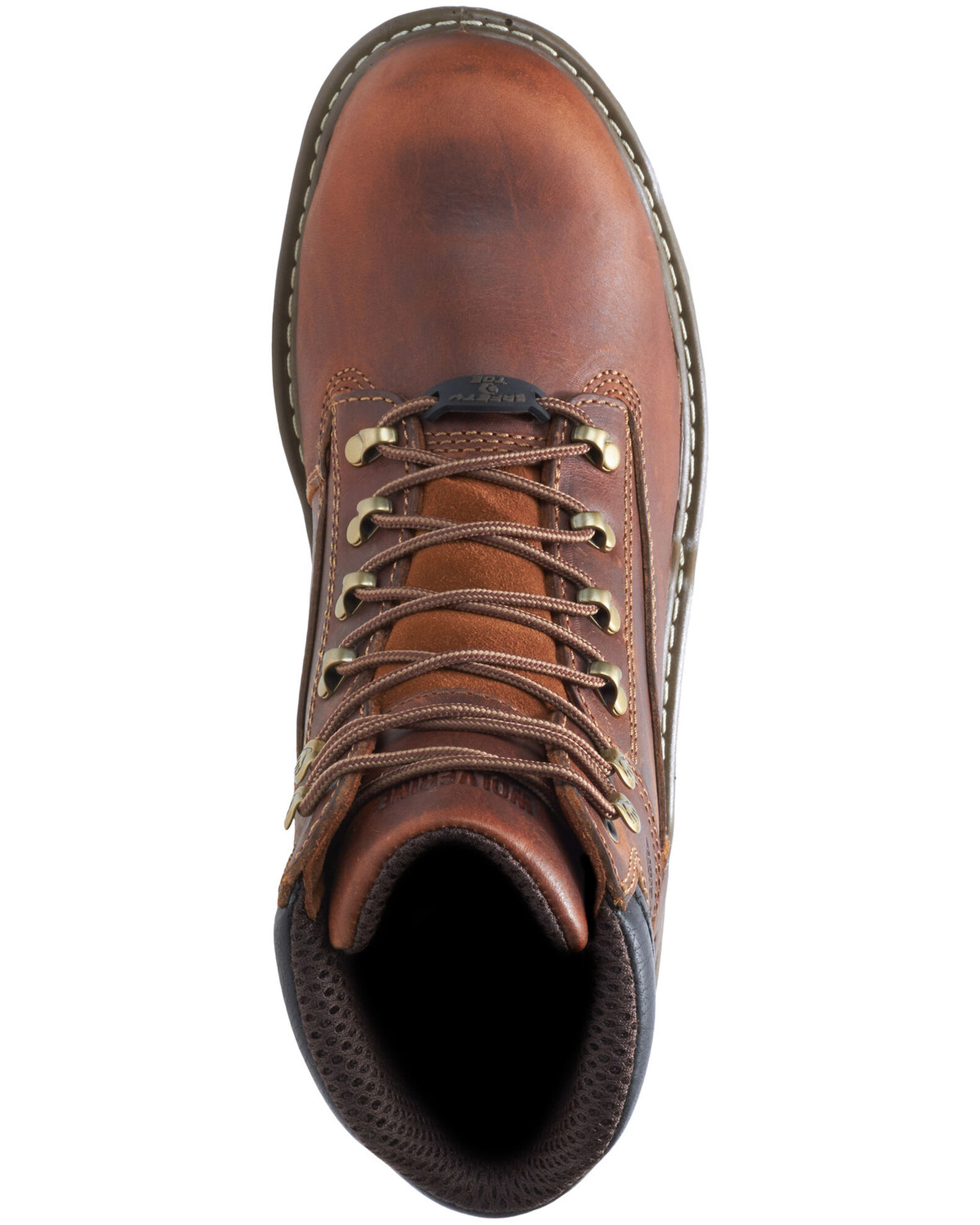 Image #6 - Wolverine Men's Raider II Work Boots - Soft Toe, Brown, hi-res