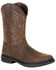 Image #1 - Rocky Men's Worksmart Waterproof Work Boots - Square Toe, , hi-res