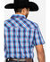 Image #2 - Wrangler Men's Black Small Plaid Fashion Snap Short Sleeve Western Shirt , , hi-res