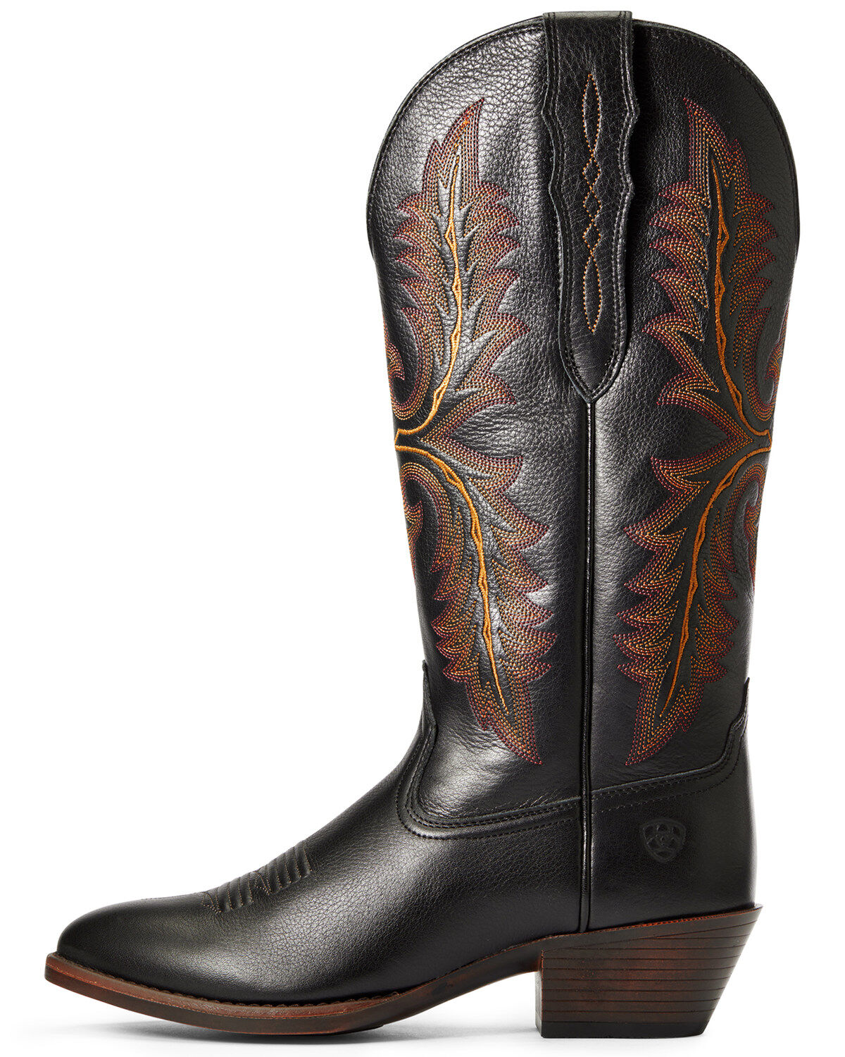 Details about   Ariat Women's Dark Tan Heritage Elastic Calf Cowgirl Boots 