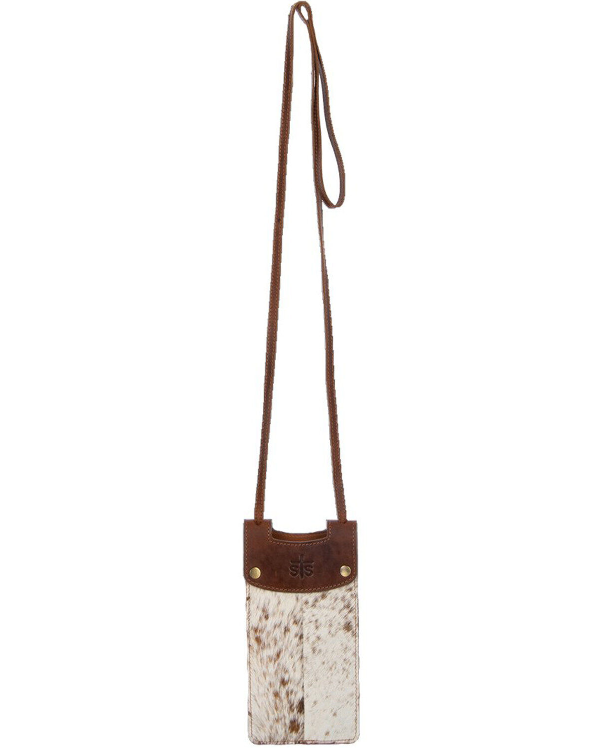 Image #2 - STS Ranchwear Women's Hair On Cowhide Crossbody Phone Bag, , hi-res