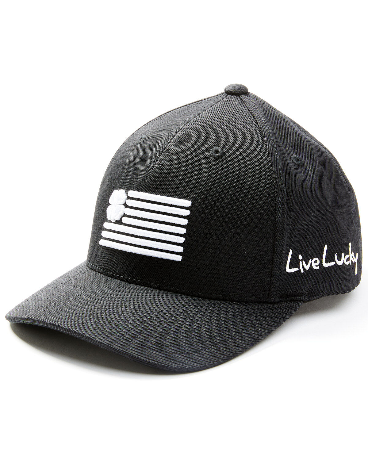 Image #1 - Black Clover Men's Nation Flag Patch Ball Cap, Black, hi-res
