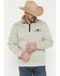 Image #1 - Cowboy Hardware Men's Heathered 1/4 Zip Pullover, Oatmeal, hi-res
