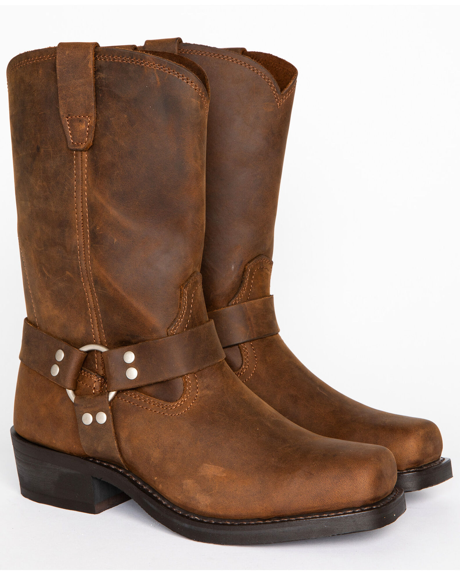 Cowboy and biker discount boots