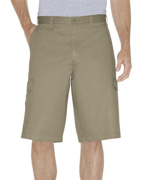 Dickies Men's 13" Loose Fit Cargo Shorts, Khaki, hi-res