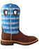 Twisted X Men's CellStretch Western Work Boots - Alloy Toe, Burgundy, hi-res