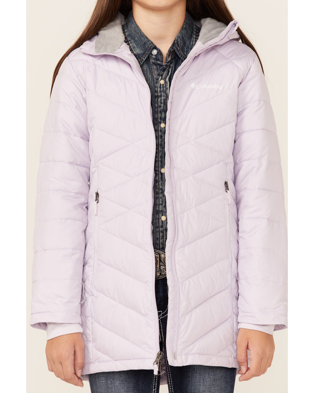 light purple columbia jacket