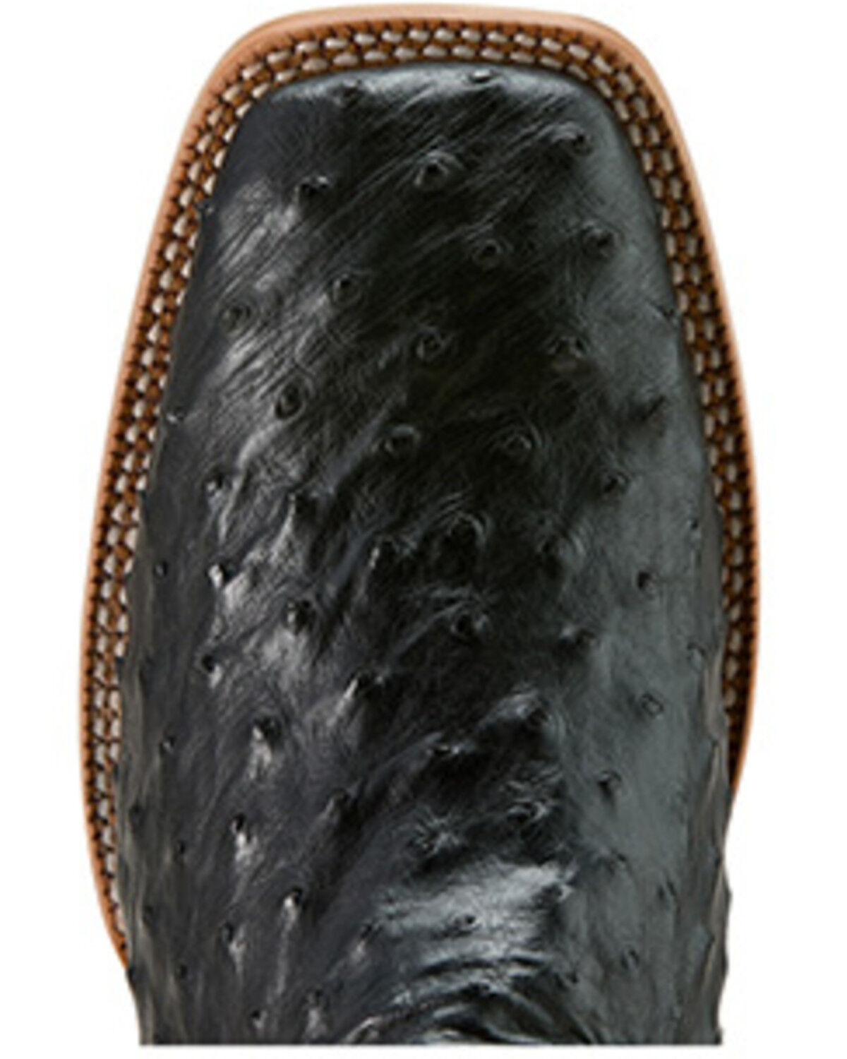 Image #4 - Ariat Men's Drifter Exotic Ostrich Western Boots - Broad Square Toe, Black, hi-res