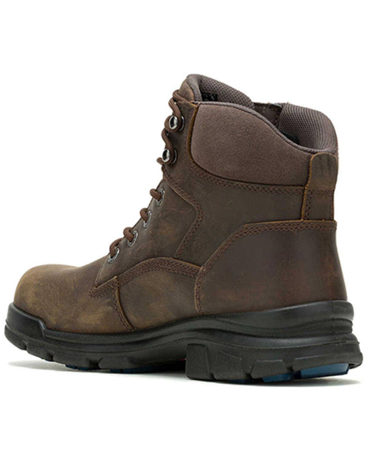 Image #3 - Wolverine Men's 6" DuraShocks® Icon CarbonMax® Work Boots - Composite Toe, Dark Brown, hi-res
