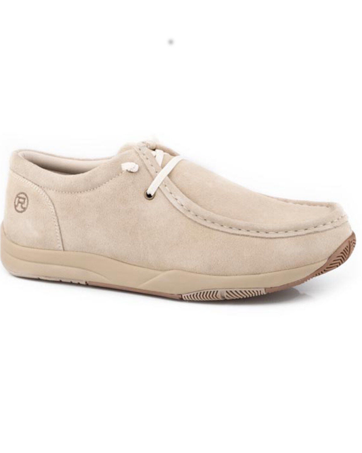 Roper Men's Clearcut Low Casual Shoes - Moc Toe, Tan, hi-res