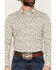 Image #3 - Gibson Trading Co Men's Antique Bloom Paisley Print Long Sleeve Button-Down Western Shirt, White, hi-res