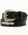 Image #1 - Cody James Men's Concho Tooled Western Belt, Black, hi-res