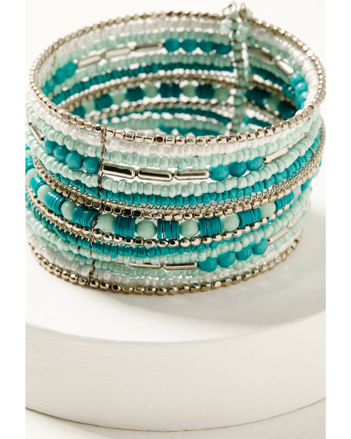 Image #2 - Shyanne Women's Beaded Cuff Bracelet, Turquoise, hi-res