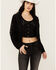 Image #2 - Idyllwind Women's Burbank Embroidered and Studded Super Stretch Blazer, Black, hi-res