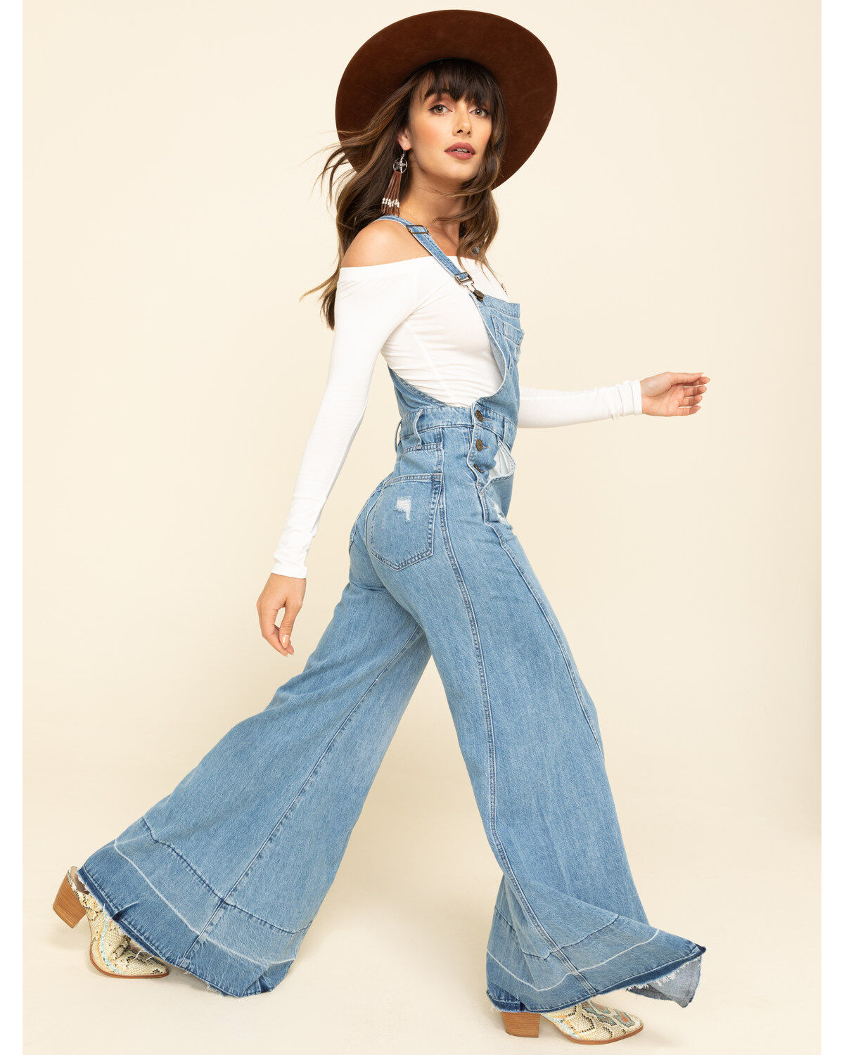 Image #6 - Show Me Your Mumu Women's Carolina Blue San Fran Overalls, , hi-res