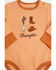 Image #2 - Wrangler Infant Boys' Logo Icon Onesie, Brown, hi-res